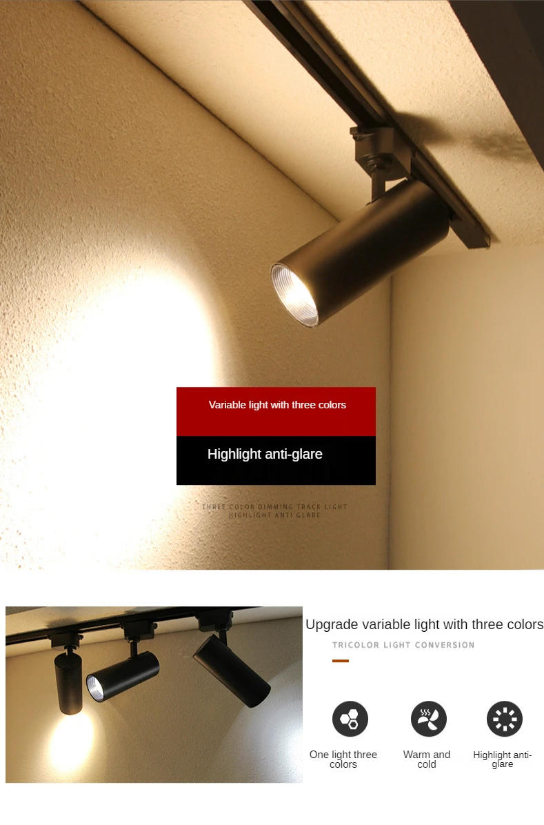 Description Picture 2 of itemCeiling Chandelier Decorative Led Light Shop Tube Lamp Living Dining Room Bedroom Decorations Modern Track Spotlight Lighting