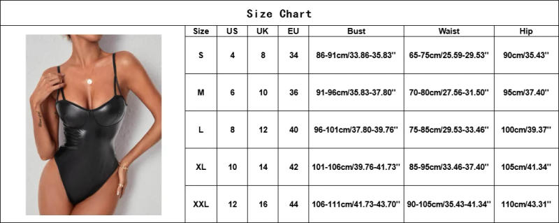 Description Picture 5 of itemSexy Lingerie Bodysuit Women Zipper Open File Leather Latex Sexy Underwear Push Up Bras Bodysuits Sex Body Teddies Sexy Costume