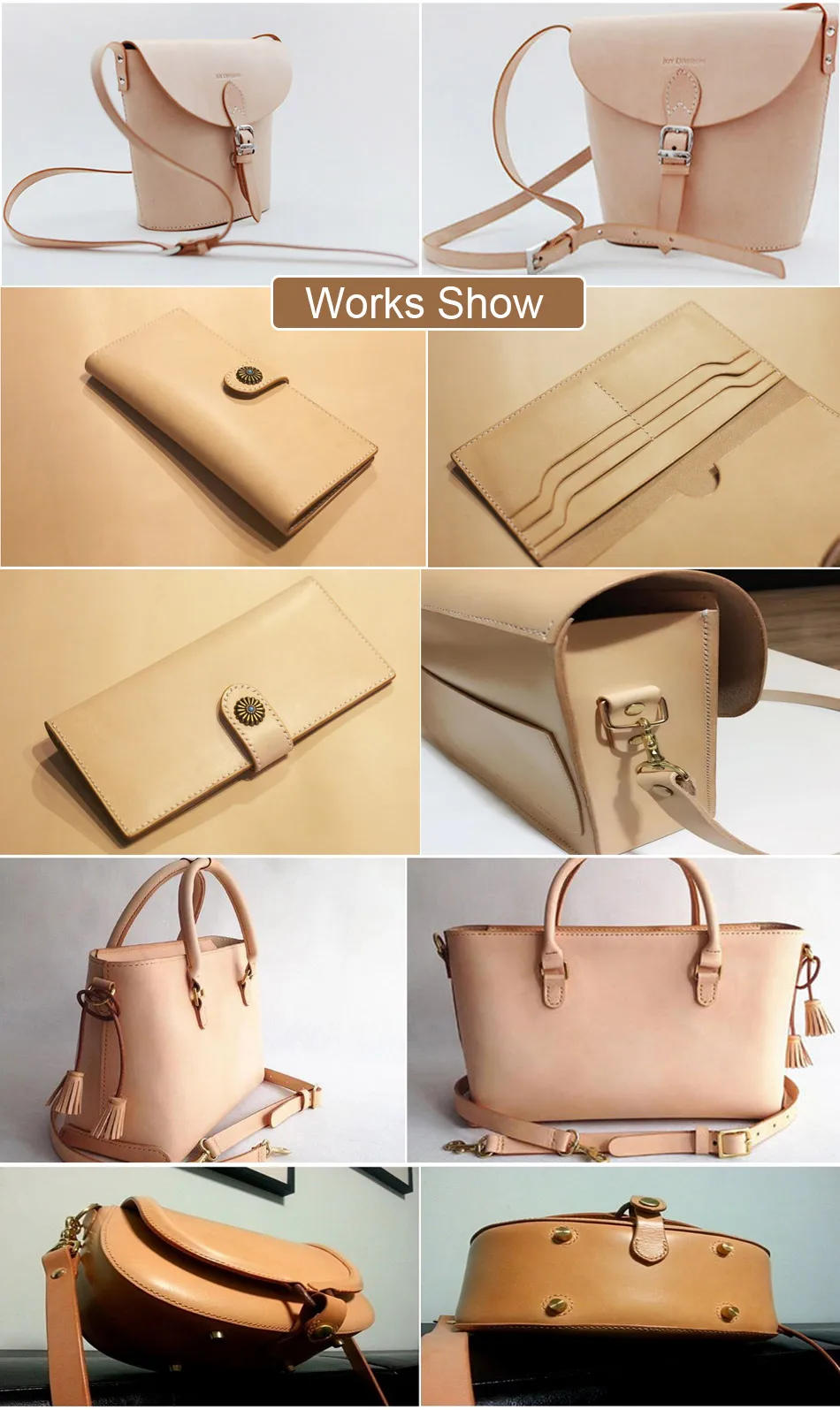 Description Picture 4 of itemVegetable Tanned Leather Cowhid AB Full Grain Leather for Tooling Carving Engraving Mold Leathercraft Genuine Leather Cow Hide