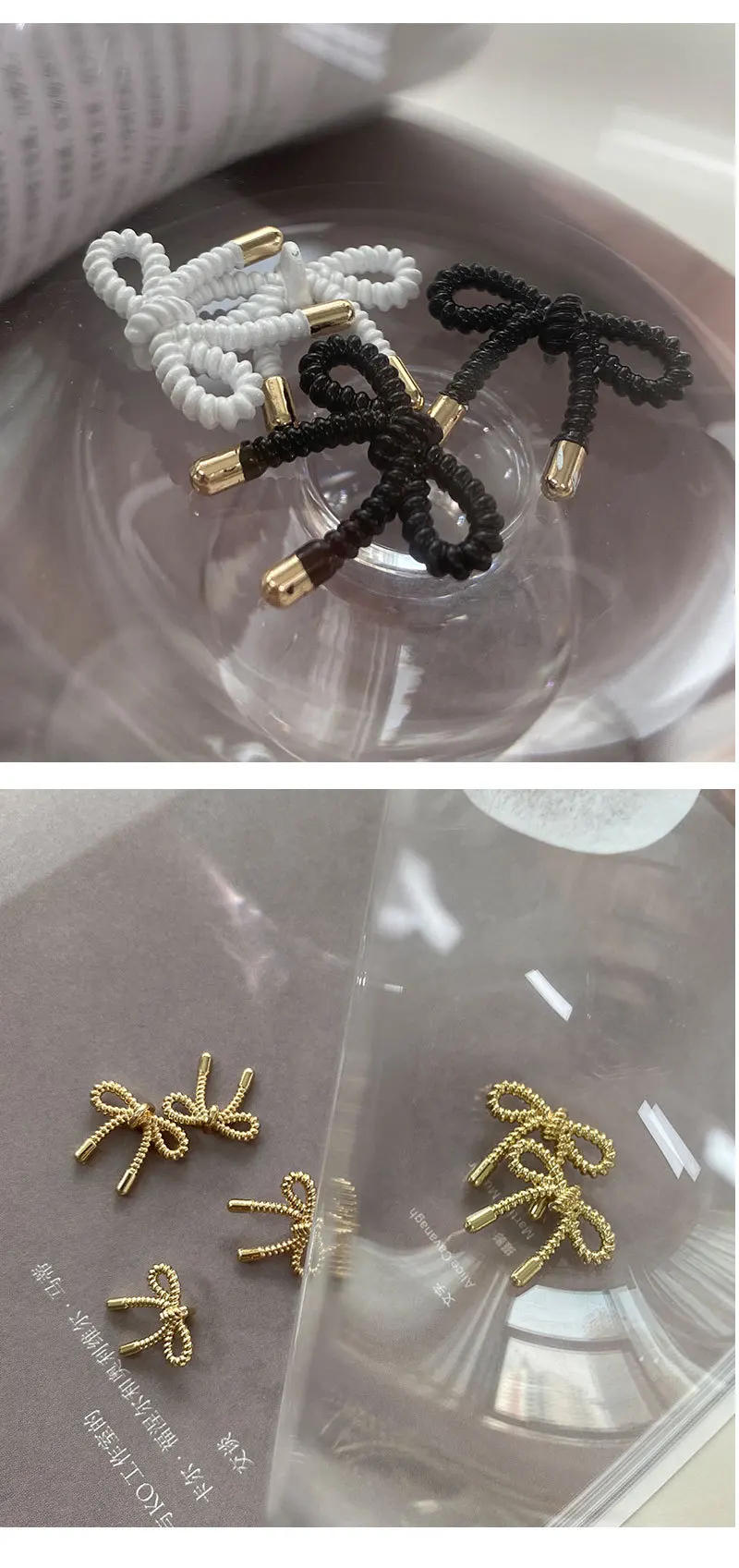 Description Picture 6 of item15/18/23mm Bow Metal Buttons For Clothing DIY Crafts Decor Gold Settings Scrapbooking Material Vintage Designer Button 5pcs New