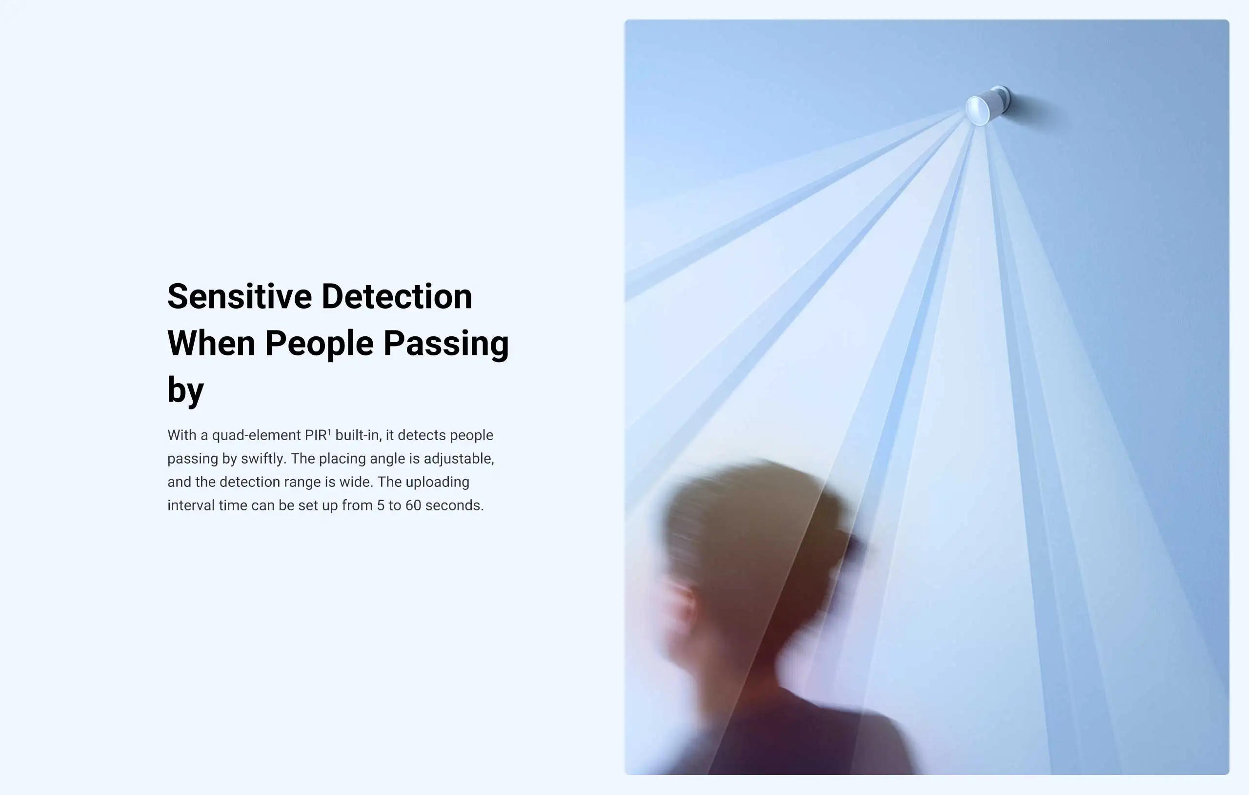 Description Picture 3 of itemMijia qingping Human Body / pet Sensor Smart Body Movement Motion & light SensorMagnetic split base For Mi home App