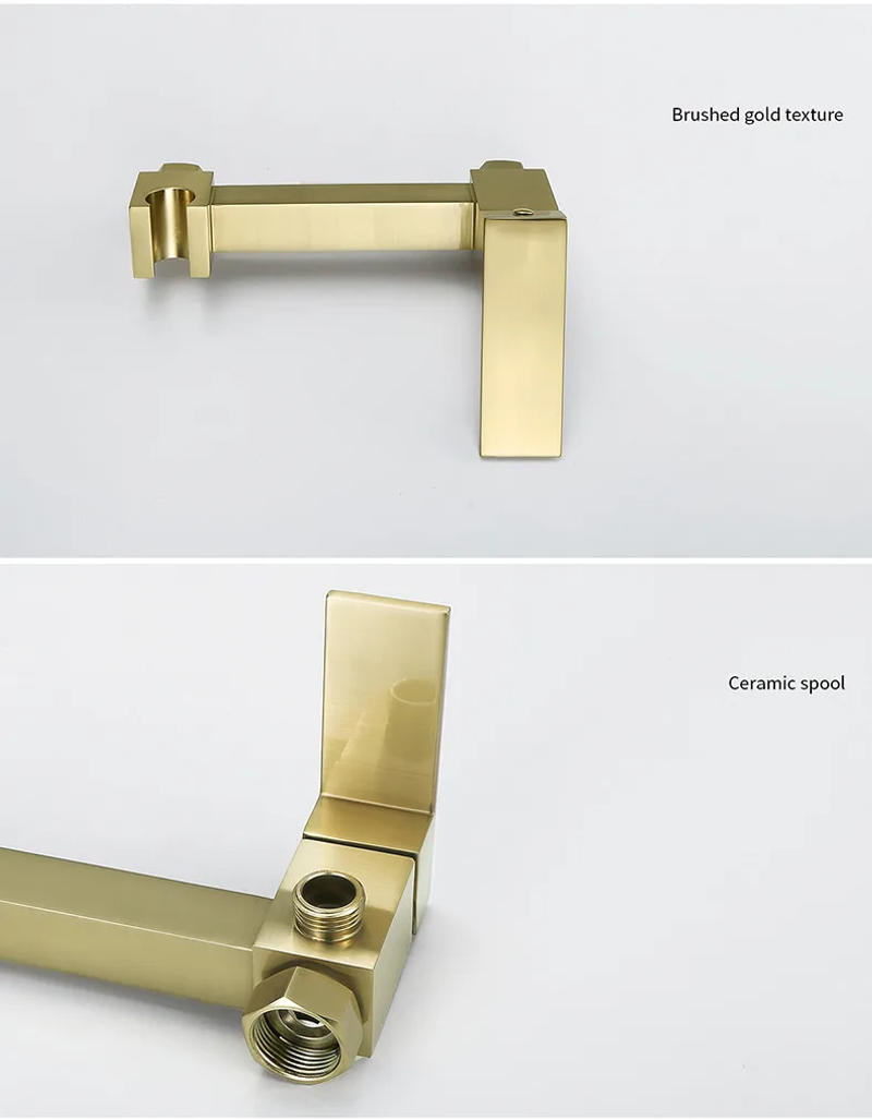 Description Picture 5 of itemBidet Faucet Set Brush Gold Wall Mounted Bathroom Bidet faucet High Pressure Toilet Gun Brass Hot And Cold