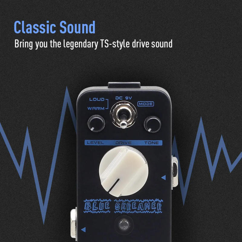 Description Picture 4 of itemSONICAKE Blue Skreamer Vintage Dumble Blues Analog Overdrive Guitar Effects Pedal QSS-02