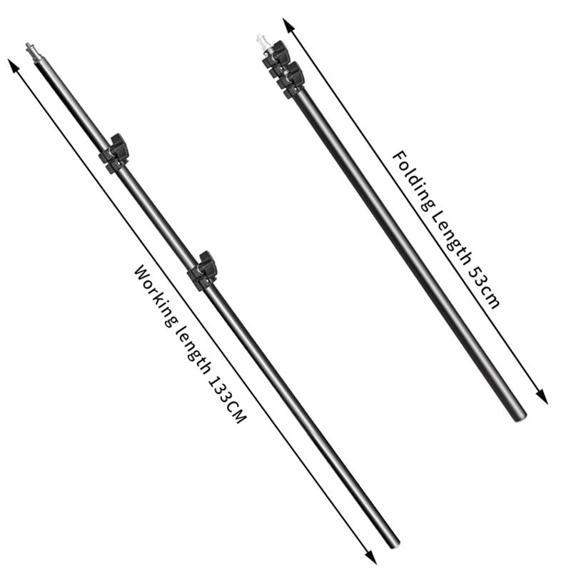 Description Picture 4 of itemPhoto Studio Kit Tripod Light Stand Cross Arm With Weight Bag Photo Studio Accessories Extension Rod 53 -133CM Backdrop Stand