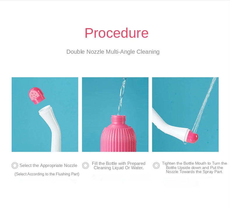 Description Picture 5 of itemWomen's Perineum Body Bidet Portable Bidet Private Parts Flushing Device Baby Butt Cleaner Confinement Pregnant and Lying-in