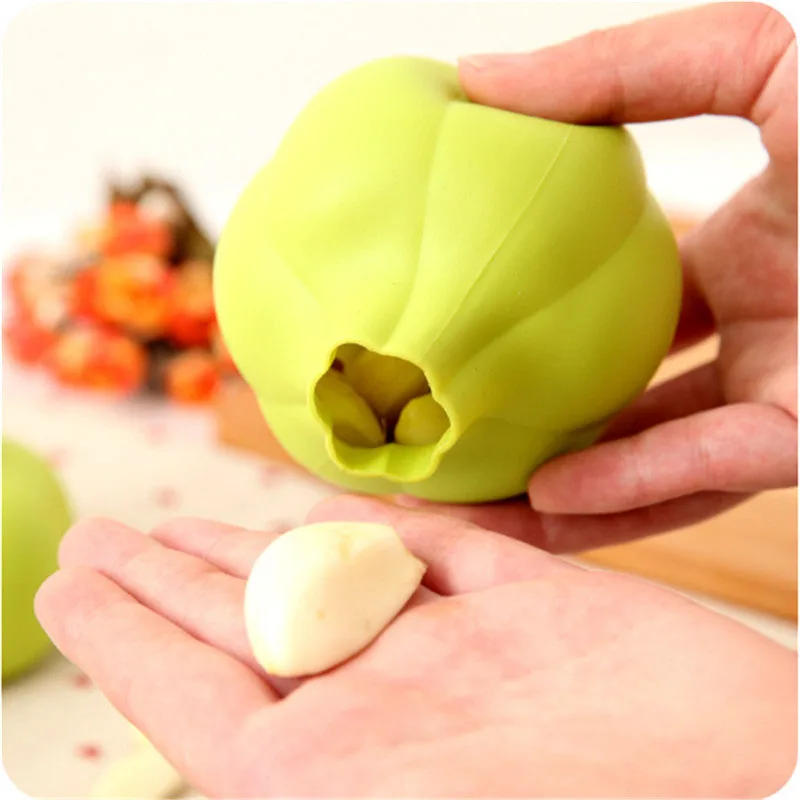 Description Picture 4 of itemCreative rubber garlic peeler garlic garlic press super soft peeled garlic peeling tool household kitchen accessories