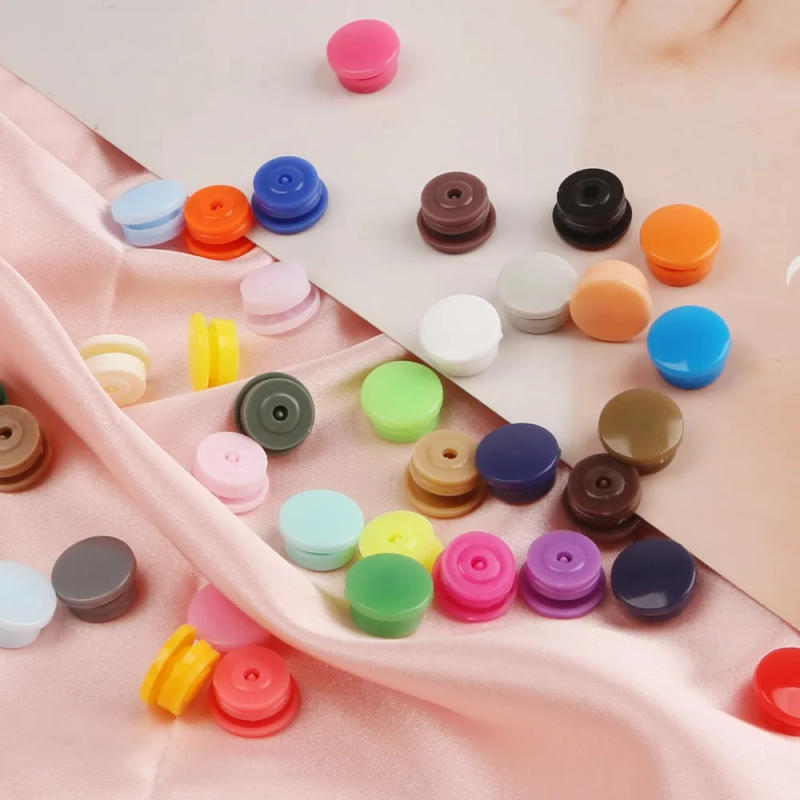 Description Picture 6 of itemT5 Plastic Snaps Button Fasteners 20/50/100/150Sets Folder Dark Buckle Button Resin Garment Accessories For Baby Clothes Clips