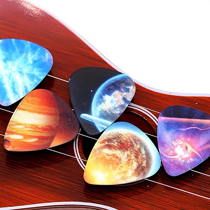 Description Picture 2 of item10pcs Guitar Pick Colorful Musical Accessories Universe Planet Guitar Picks Mixed Plectrum 0.46mm 0.71mm 1mm