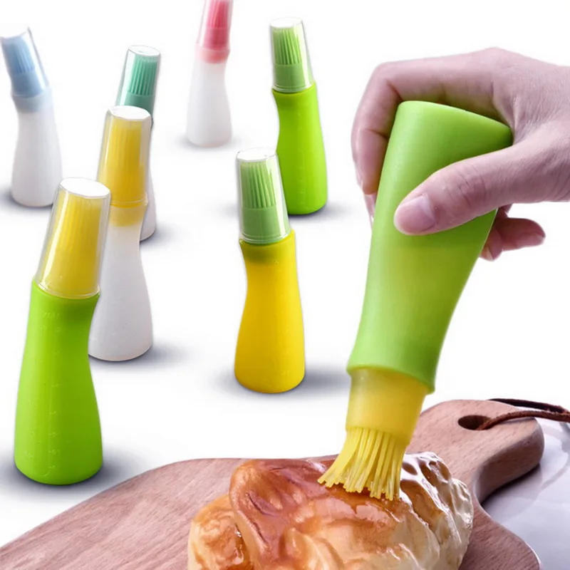 Description Picture 4 of itemKitchen Silicone Oil Brush Bottle Cake Butter Bread Pastry Brush BBQ Utensil Safety Basting Brush Kitchen Cooking Baking Brush