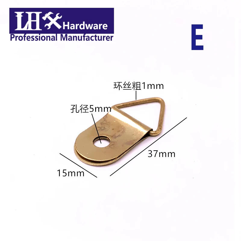 Description Picture 6 of itemHooks D Ring for Photo Frame Hanging Picture Oil Painting Mirror Home Decoration Wedding Product 20pcs DIY YP67 H1