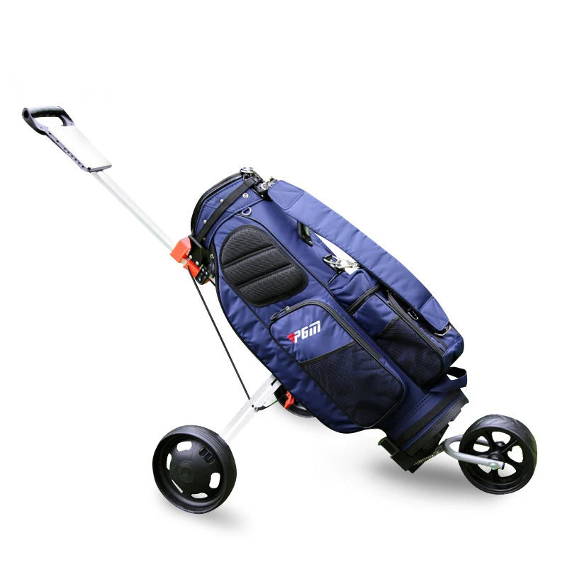 Description Picture 3 of itemPGM Professional Folding Golf Trolley Outdoor Sports Travel Airport Baggage Check Carrier Cart Stroller Golf Pitch Tool Supplies
