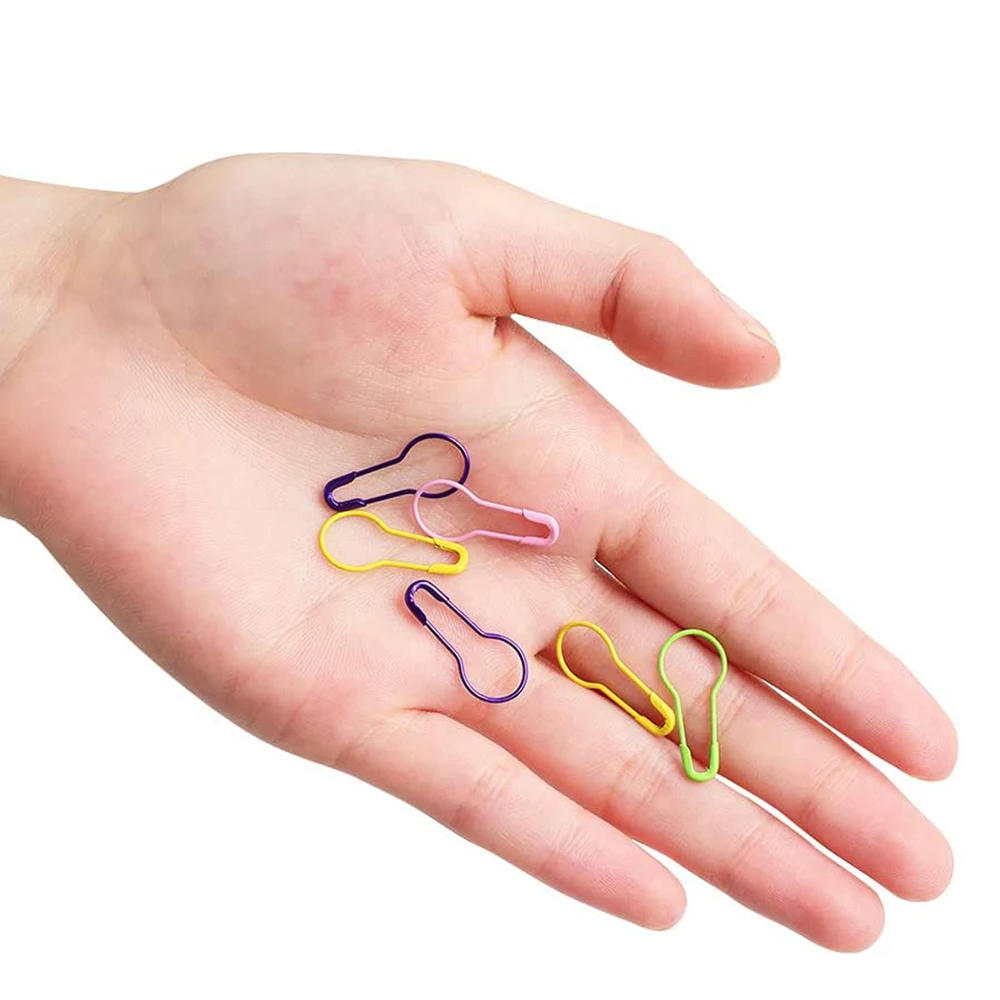 Description Picture 3 of item320pcs/set Metal Knitting Pins Stitch Markers Safety Pins for Sewing DIY Craft Knitting Counter Crochet Needle Clip Ring