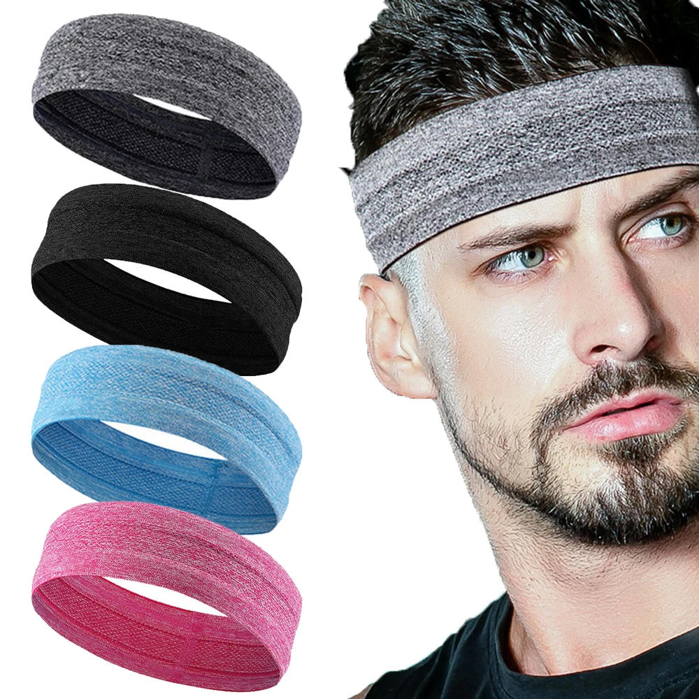 Description Picture 2 of itemOutdoor Sports Headband Portable Fitness Hair Bands Man Woman Hair Wrap Brace Elastic Cycling Yoga Running Exercising Sweatband