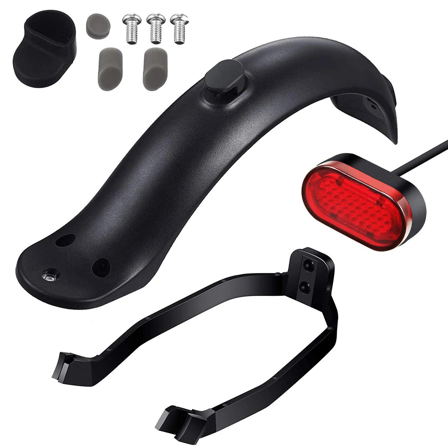 Description Picture 2 of itemScooter Mudguard for Xiaomi Mijia M365 M187 Pro Electric Scooter Tire Splash Fender with Rear Taillight Back Guard