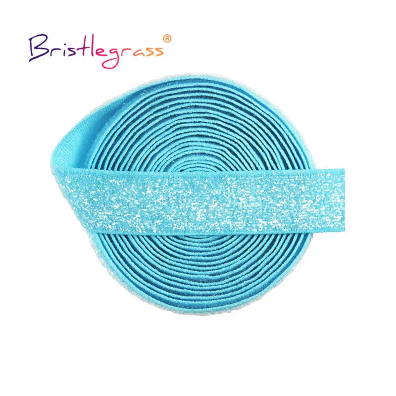 Description Picture 4 of itemBRISTLEGRASS 1 3 5 Yard 5/8" 15mm Metallic Glitter Elastics Spandex Bands Hair Tie Headband Bracelet Tutu Dress Sewing Lace Trim
