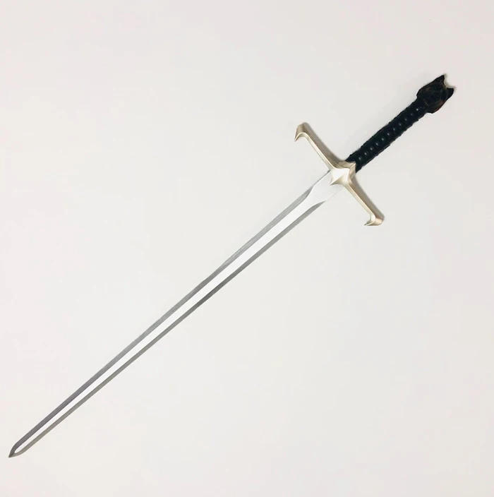 Description Picture 2 of item1:1 Sword Weapon Movie Cosplay Sword Prop Role Play Gift Safety PU Winter Frost Sword 104cm