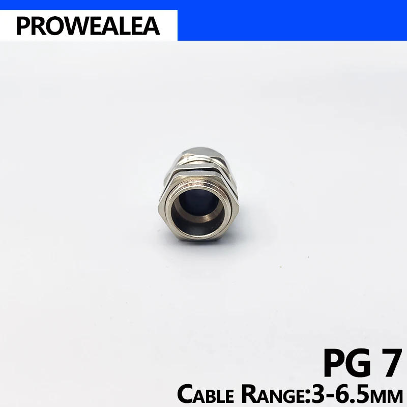 Description Picture 5 of itemPG7 Metal Brass Cable Gland IP68 Waterproof Silicone Rubber Insert Type Fine Copper Joint Connector Wire Glands