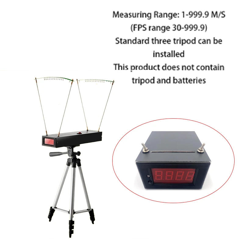 Description Picture 2 of itemShooting Chronograph 30-9999 FPS Chronograph Velocimetry Velocity Speed Measuring Instruments Slingshot Bow Speed Meter
