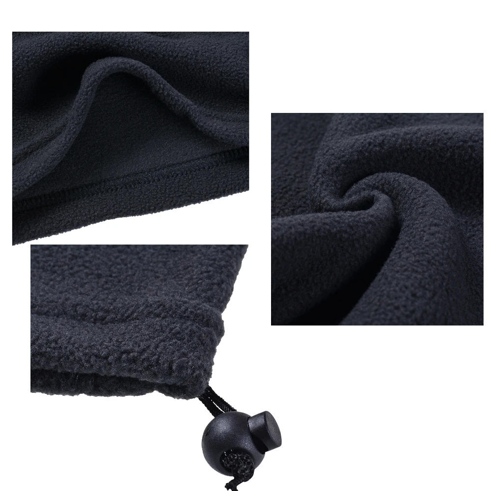 Description Picture 5 of itemWinter Warm Cycling Headgear Bib Polar Fleece Neck Tube Ear Warmer Fishing Skating Running Sport Scarf For Camping Hiking
