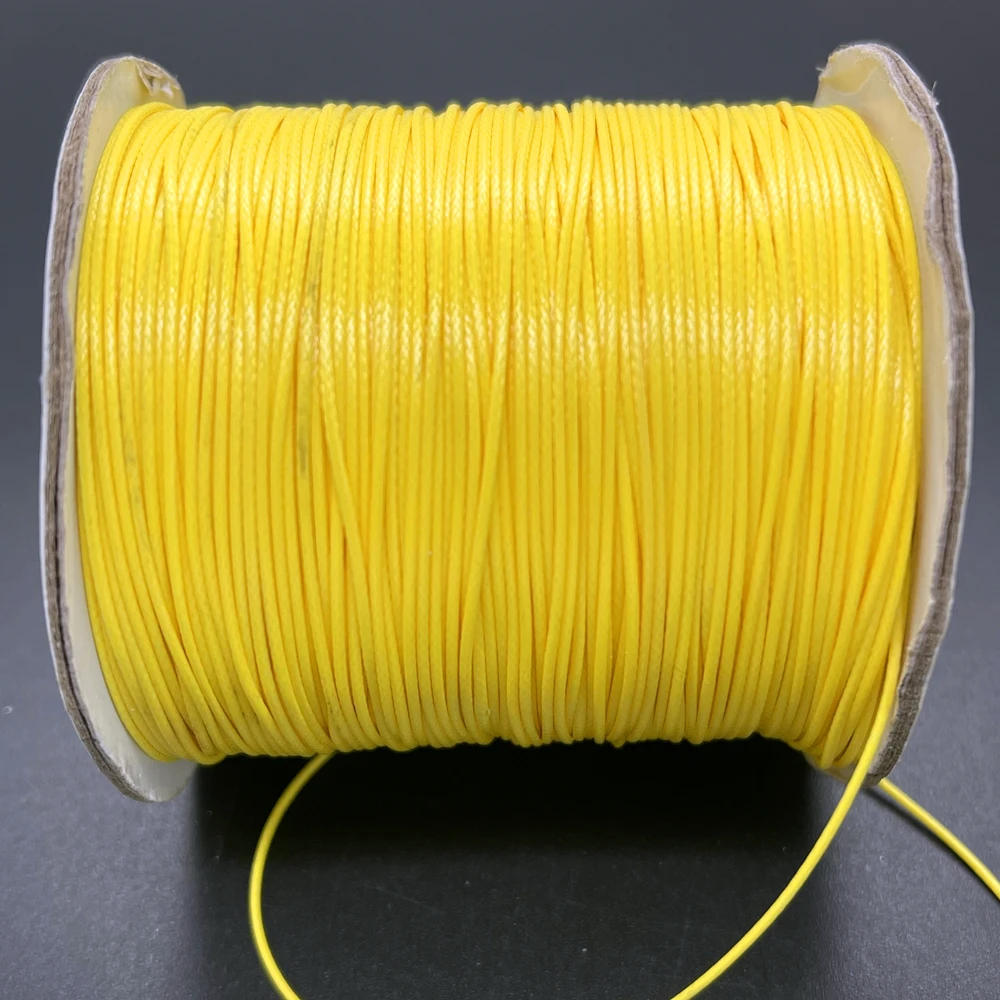 Description Picture 5 of itemNEW 0.5/0.8/1.0/1.5mm Waxed Cotton Cord Thread String Strap Necklace Rope for Jewelry Making for Shamballa Bracelet