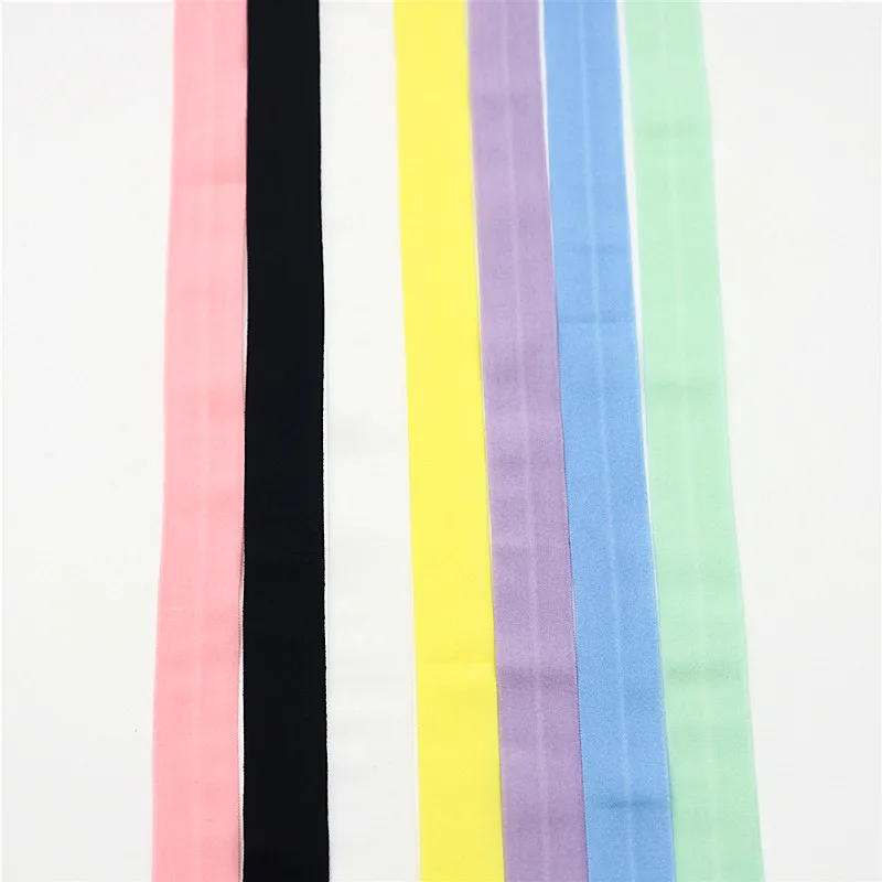 Description Picture 5 of item20mm High Elastic Folding Elastic Band Ribbon Color Edging Elastic Band Underwear Bra Sewing Lace Fabric Clothing Accessories 5m