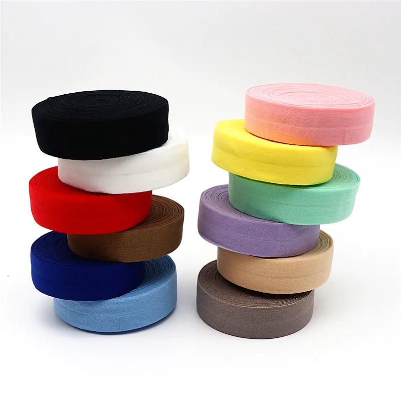 Description Picture 4 of item20mm High Elastic Folding Elastic Band Ribbon Color Edging Elastic Band Underwear Bra Sewing Lace Fabric Clothing Accessories 5m