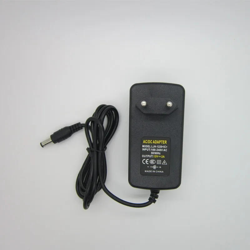 Description Picture 5 of item2M 2 meters cable AC 100-240V 12v 2a 2000ma charger power supply power adapter 12 V Volt for LED strip CCTV Camera EU US PLUG