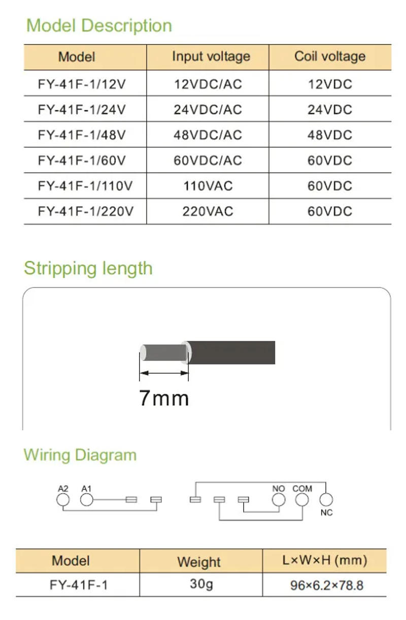 Description Picture 4 of item5PCS GEYA Slim Relay Module Protection Circuit 6A Relay 12VDC/AC or 24VDC/AC or 230VAC Relay Socket 6.2mm thickness 48V 110V