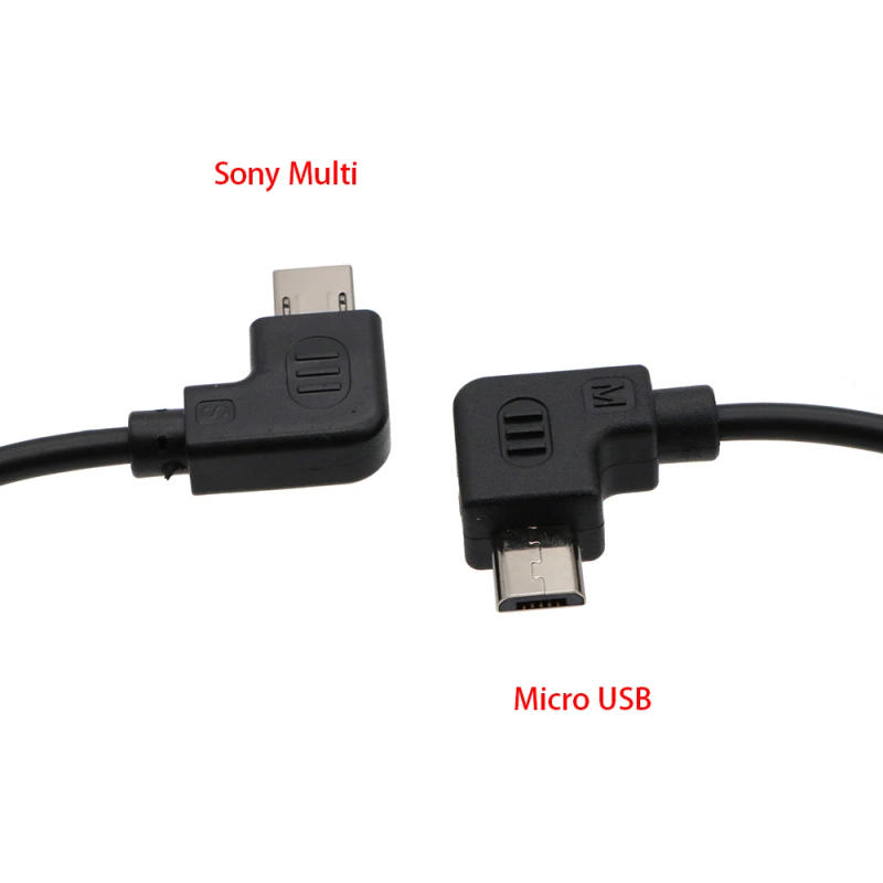 Description Picture 3 of itemFor Zhiyun Crane 2 / Weebill S stabilizer to Sony cameras , 38cm Control and Charge Cable Micro USB to Multi ( Upward )