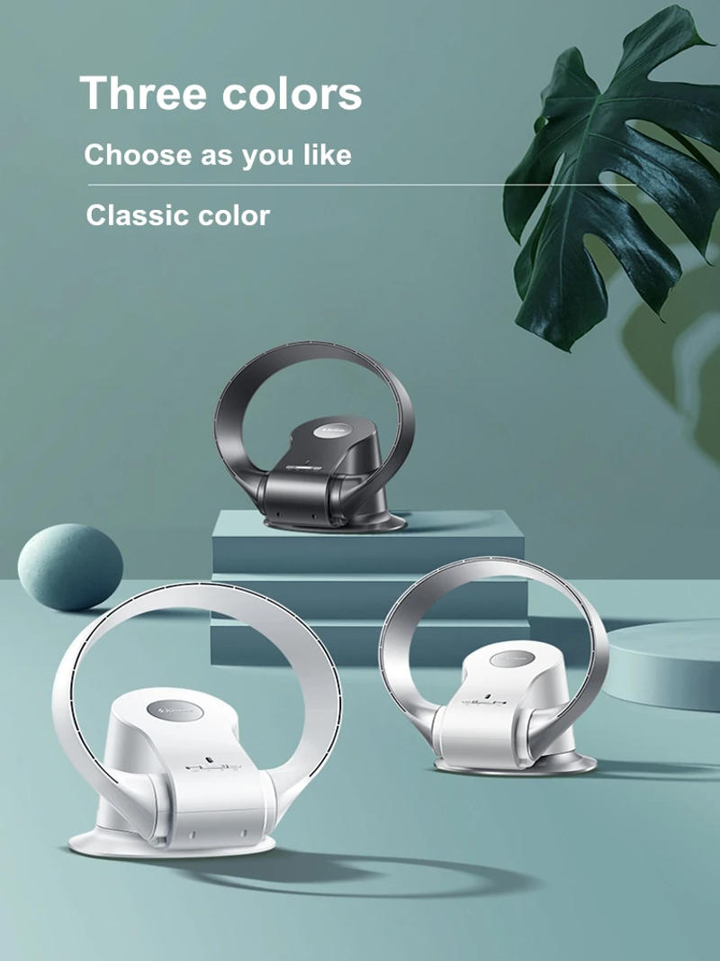 Description Picture 3 of itemUpgraded Wall Mounted Desk Fan Dual Use For Small Bedroom And Office With Remote Control Single Cooling Mode ABS Lightweight