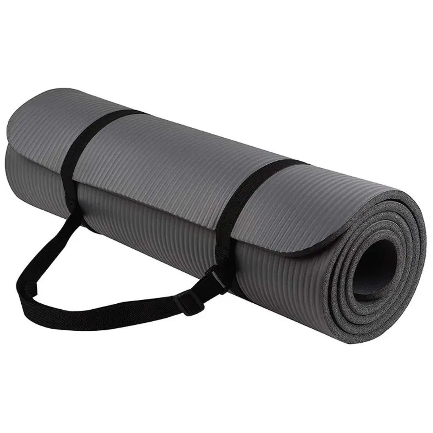 Description Picture 5 of item1 Set Yoga Mat Extra Thick 1cm Pilates Fitness Cushion Non Slip Exercise Pad High Density Balance NBR 183cm Long Hot Yoga