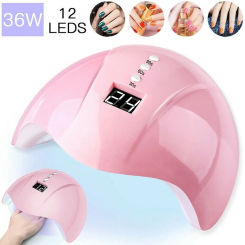 D2 Nail Dryer LED Nail Lamp UV Light for Nails Polish Gel Machine Electric Manicure 36W Curing Nail Polish Gel Nail Art Tools