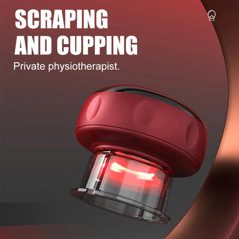 Description Picture 2 of item12 Gears Electric Cupping Therapy Massager Vacuum Suction Cups Adjustable Therapy Cupping Guasha Massage Tool Muscle Stimulator