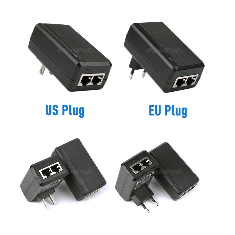 Description Picture 3 of itemGigabit PoE 48V 24W  Injector 1000Mbps 802.3af 48 Volt 24w Wall Plug Power Supply for Ubiquiti CCTV Security IP Camera Phone AP