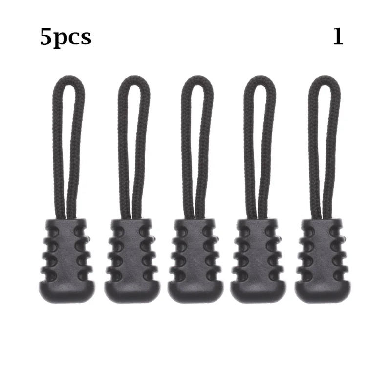 Description Picture 5 of item5Pcs Zipper Pull Puller End Fit Rope Tag Fixer Zip Cord Tab Replacement Clip Broken Buckle Bag Suitcase Tent Backpack Accessory
