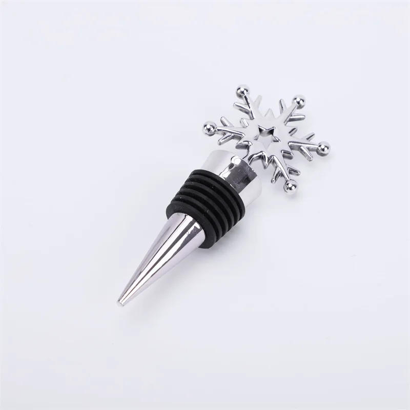 Description Picture 3 of itemNew Wine Bottle Stopper Snowflake Crown Pattern Beverage Bottle Corks Sealer for Wine Lovers Home Kitchen Bar Tools Accessories