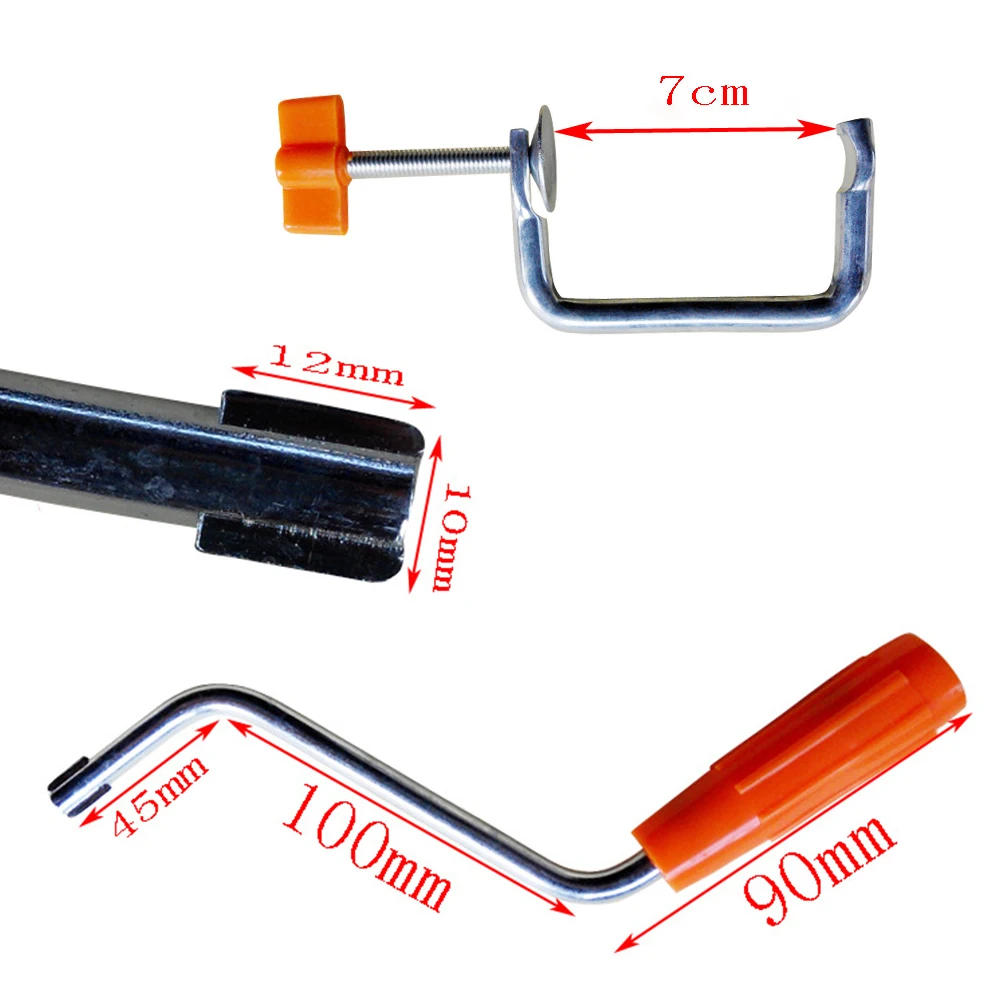 Description Picture 2 of itemMetal Tool Parts Handheld Accessories Handle Durable Pasta Machine Holder Replacement Home Fixing Noodle Maker Clip Kitchen