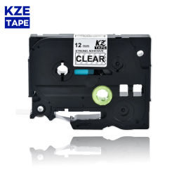 12mm TzeS131 Black on Clear  Laminated Label Tape strong adhesive label tapes Tze-S131 Tze S131 tze s131 tze-s131 for P-touch PT