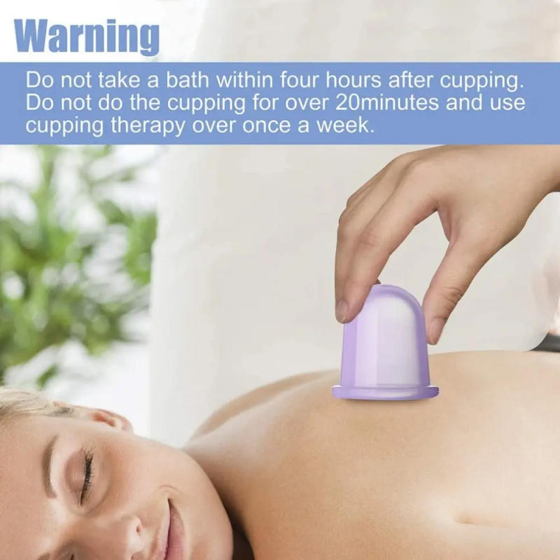 Description Picture 6 of itemFull Body Massage Cups Massgaer Jar Helper Sillicone Anti Cellulite Vacuum Cupping 5 Colors Chinese Therapy Tool for Back Legs