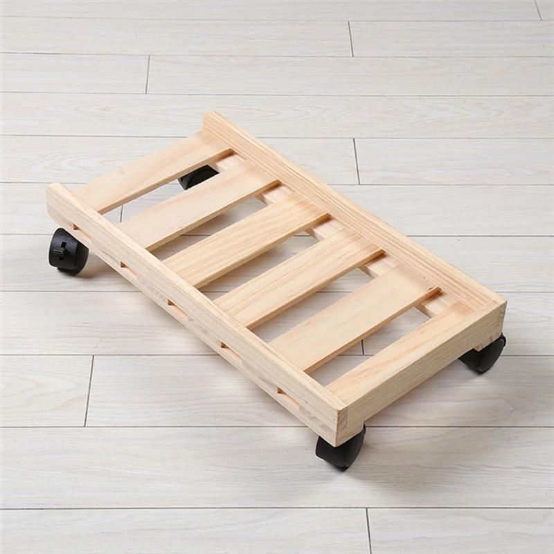 Description Picture 5 of itemHigh-quality Heat dissipation Soild Wood Computer CPU Stand with Wheels for Computer Cases PC Towers CPU Holder Home decoration