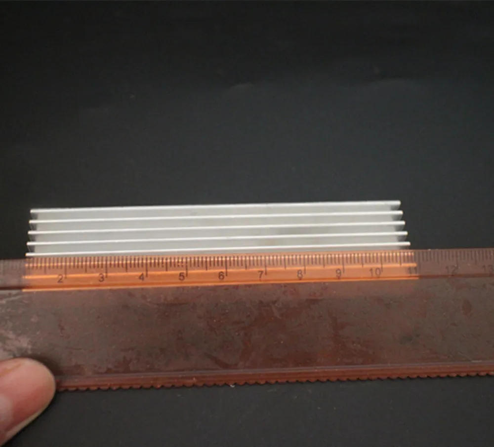 Description Picture 3 of itemAluminium Radiating Fin Cooling Heatsink 100*25*10MM for LED Power Transistor Electrical Radiator Chip