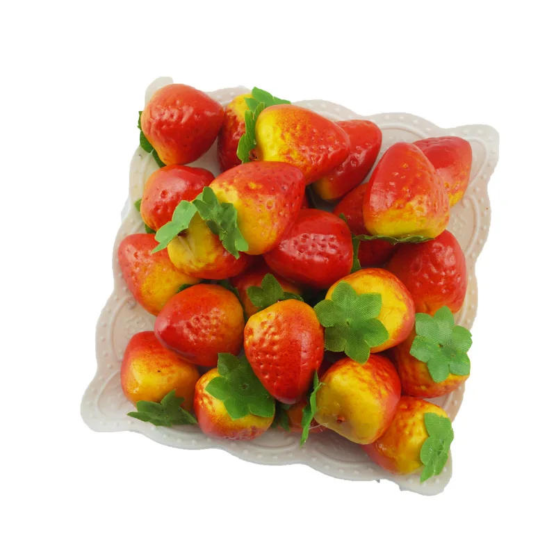 Description Picture 4 of item20pcs/Lot Simulation Mini Mini Fruit Model Home Furnishing Holiday Party Photo Props DIY Handmade Decoration Apple Strawberry