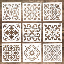 15 cm DIY Craft Layering Background Stencil For Wall Painting Scrapbooking Stamping Album Decorative Embossing Paper Cards