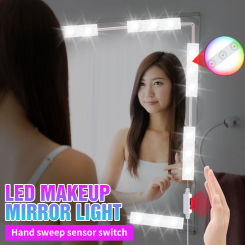 LED 5V Makeup Mirror Lamp USB Cosmetic Bulb Fill Light Hollywood Vanity Lighting 2 6 10 14PCS Wall Lamp Bathroom Mirror Light