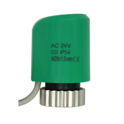 24v 230v NO NC normally open closed electric thermal actuator for manifold underfloor heating system radiator valve M28X1.5