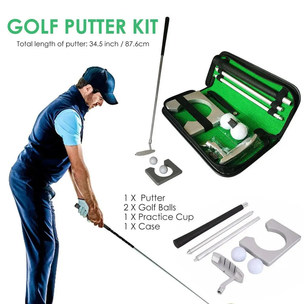 Description Picture 3 of itemGolf Putter Set Portable Mini Golf Equipment Practice Kit with Detachable Putter Ball for Indoor/Outdoor Golf Trainer Kit new