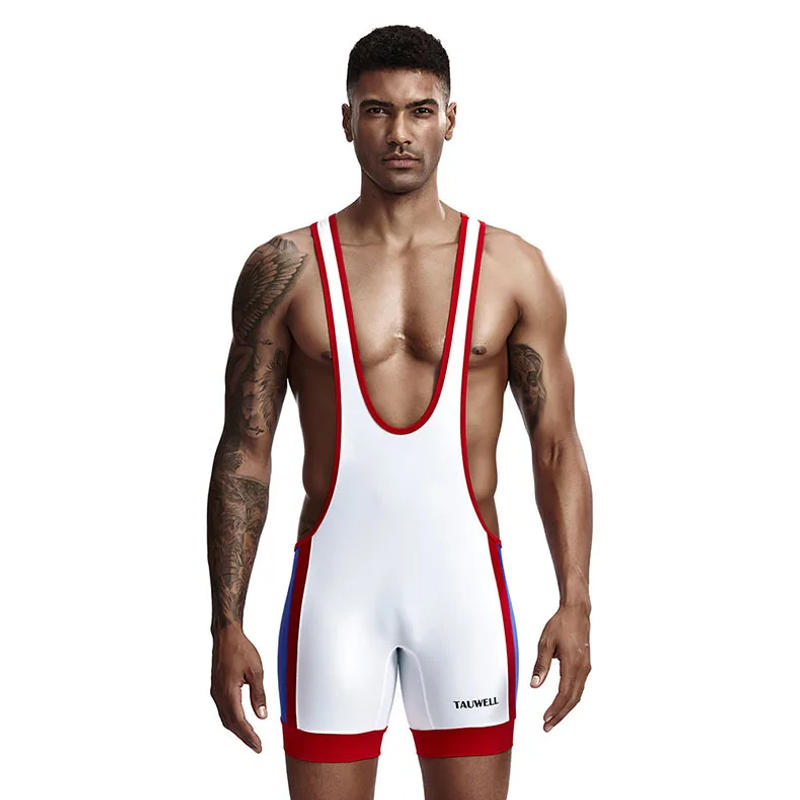 Description Picture 2 of itemMen Undershirts Leotard Sports Wrestling Singlet Body Shaper Corset Bodysuits Underwear Bodybuilding Jumpsuits Shorts Underwear