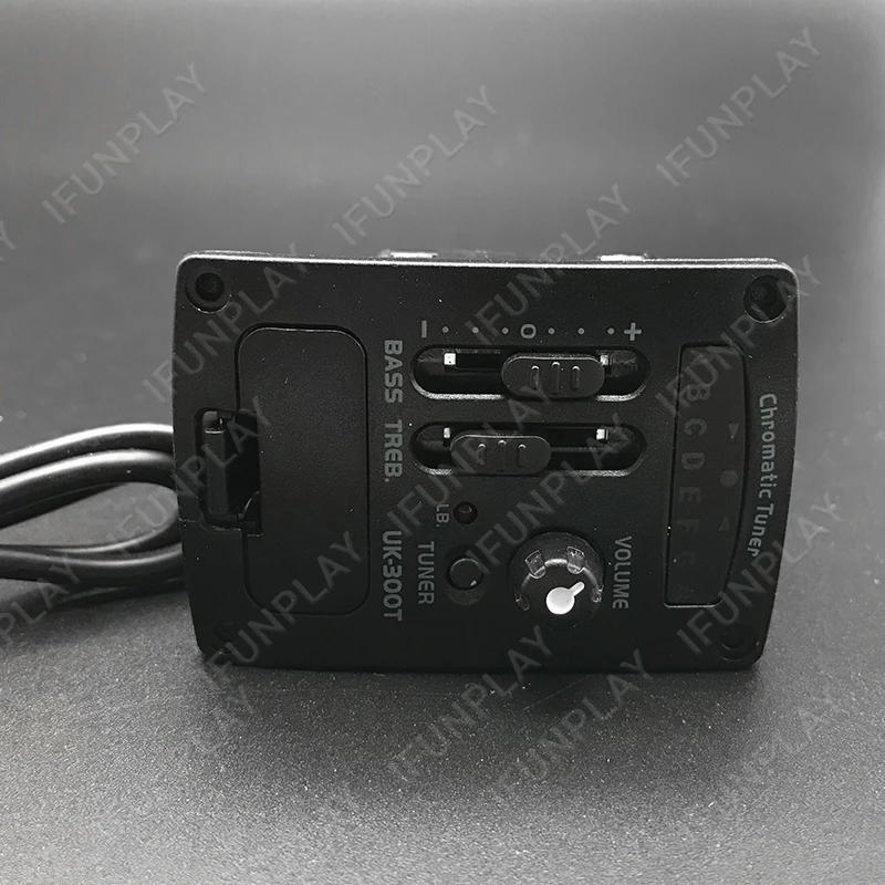 Description Picture 6 of item2 Band UK-300T Ukulele EQ Equalizer Chromatic Tuner Soft Hard Bridge Pickup Piezo Ukulele Piezo Pickup Preamp Guitar Parts