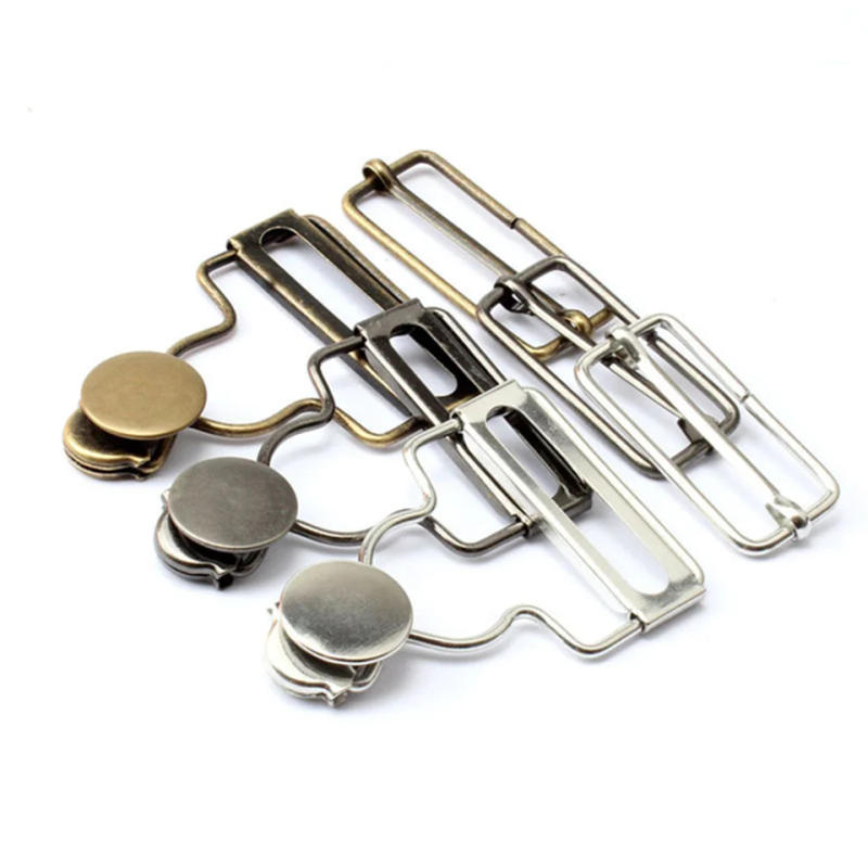Description Picture 5 of item1Pair Nail-free Adjustable Alloy Buttons Clothing Accessories Jeans Overalls Metal Gourd Buckle Wholesale