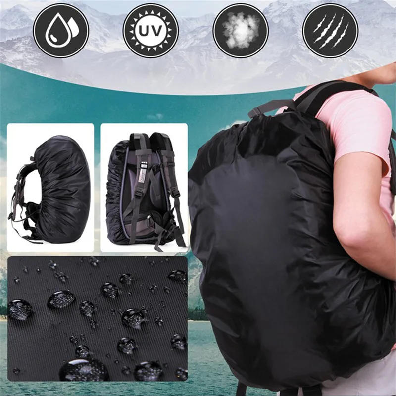 Description Picture 5 of itemRain Cover Backpack 35L 45L 50L-60L 70L Waterproof Bag Camo Tactical Outdoor Camping Hiking Climbing Dust Raincover